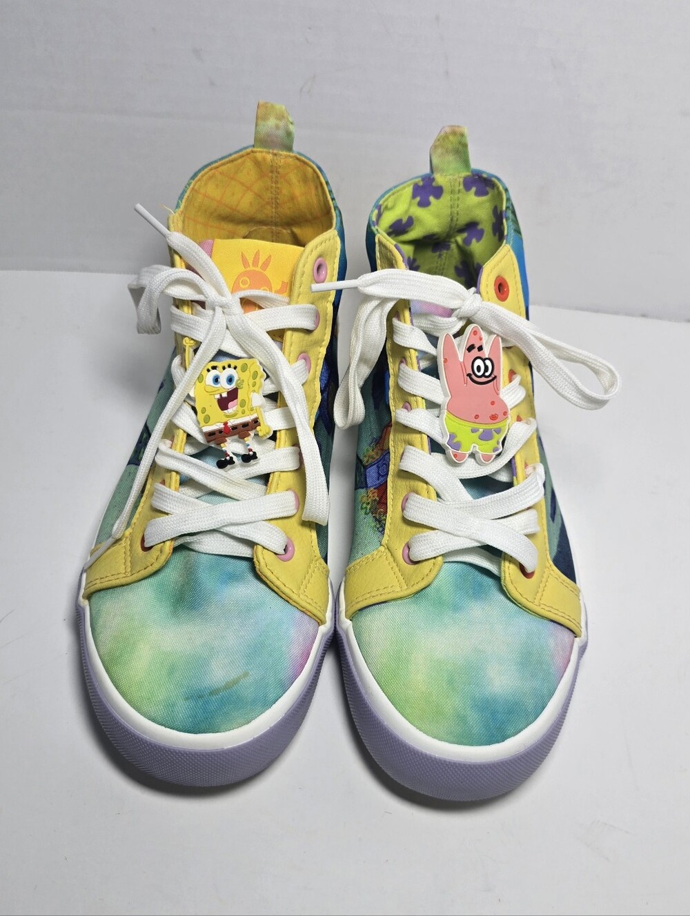 Ground Up SpongeBob SquarePants men's graphic high top sneakers